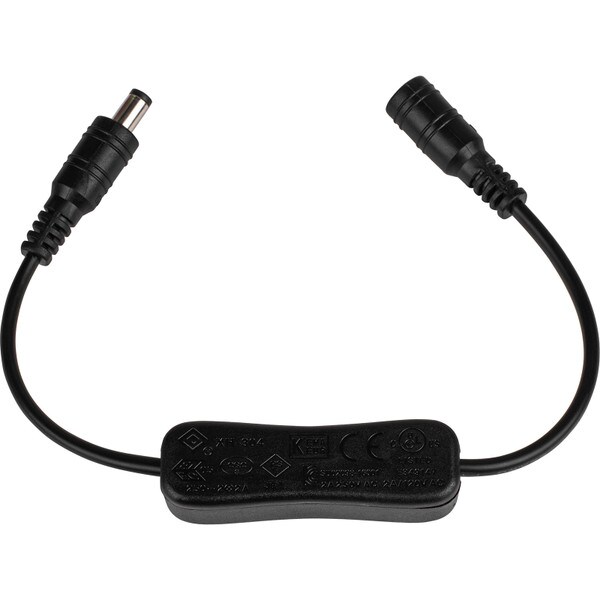 Main product image for 2.1 x 5.5mm M/F DC Coax/Barrel Connector 1 ft. Extens073-203